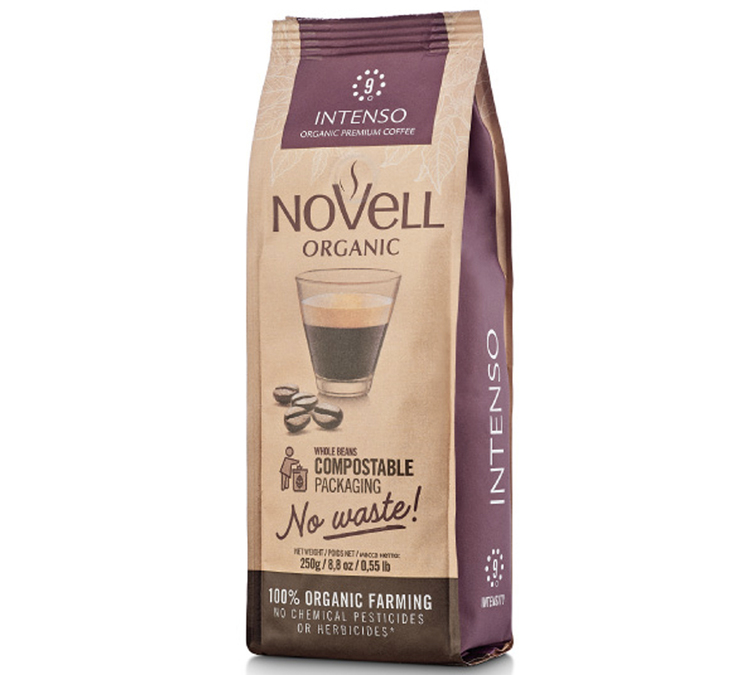 Novell Organic Coffee Beans Intenso 250g