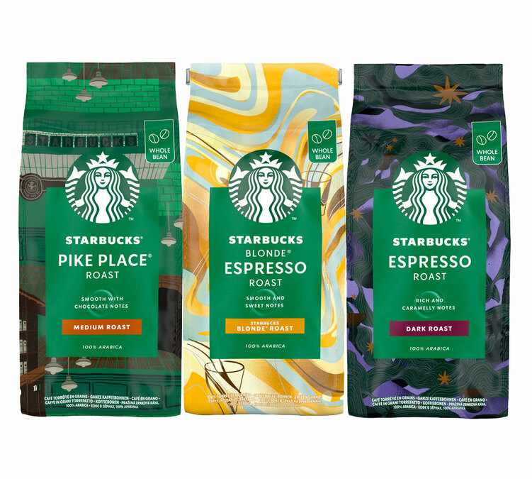 Starbucks Coffee Beans Bestsellers Discovery Pack 1,350 kg