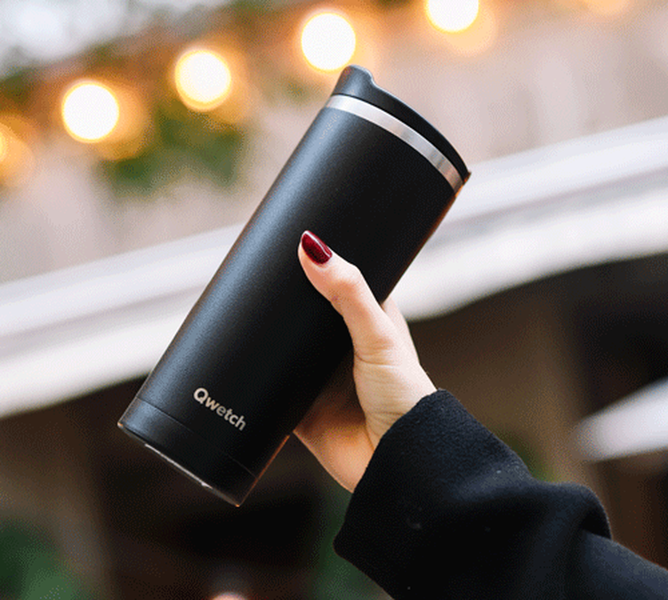 Qwetch Insulated Travel Mug Originals 470ml (Black)