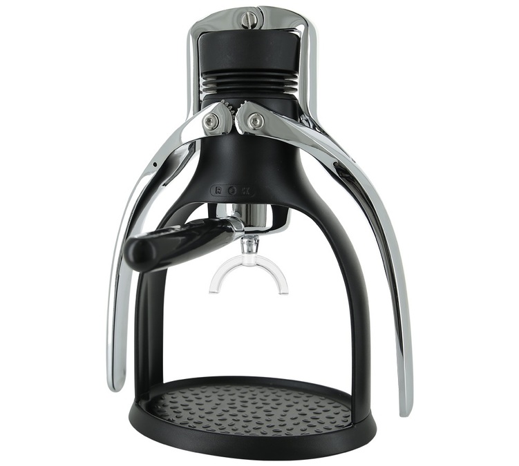 ROK Espresso GC Manual Espresso Maker Black + FREE Coffee