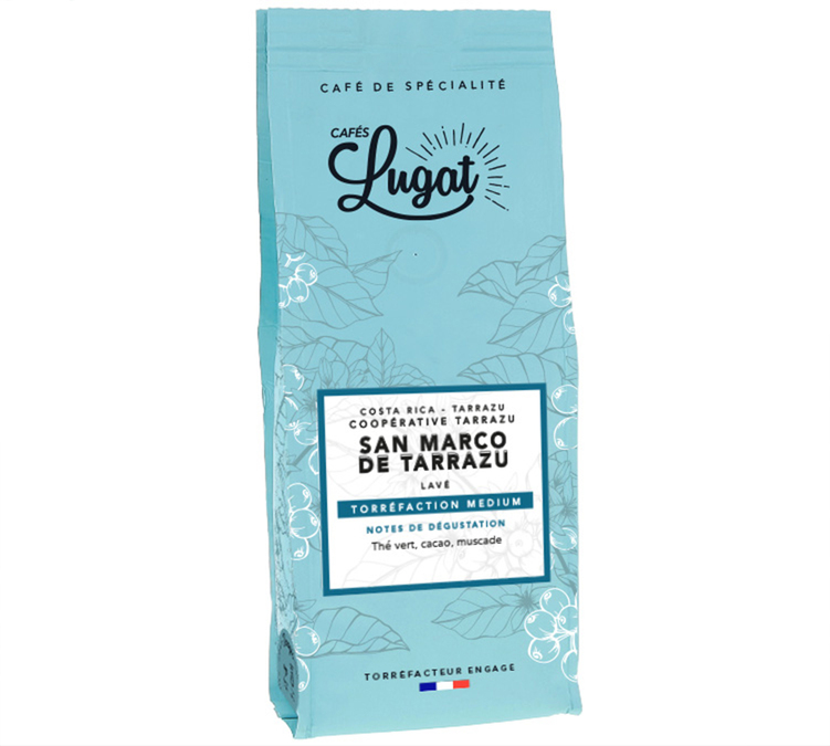 Cafés Lugat Coffee Beans San Marco de Tarrazu Microlot from Costa Rica
