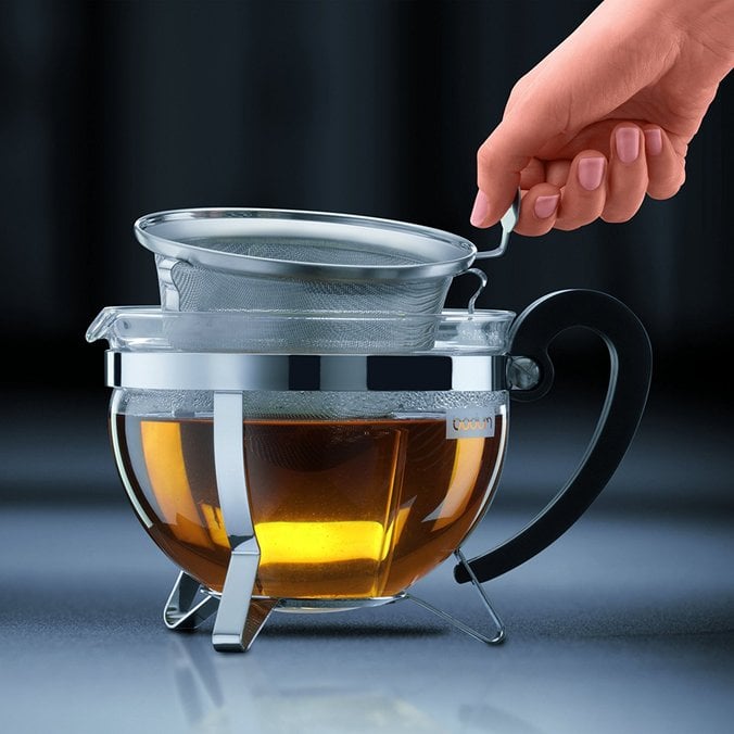 Bodum Chambord - 1L glass teapot with removable tea infuser