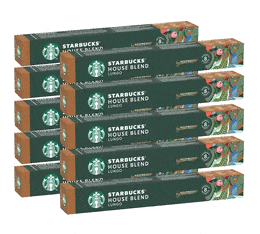100 Nespresso* Original Compatible Capsules House Blend – STARBUCKS