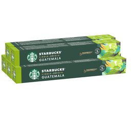50 Nespresso* Original Compatible Capsules Guatemala – STARBUCKS
