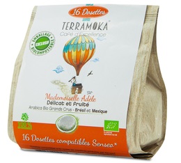 Terramoka Mademoiselle Adèle Organic Senseo Pods - 16 Senseo pods 