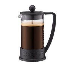 Bodum Brazil French Press in Black with Logo - 3 cups