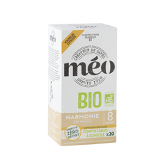 Cafés Méo Nespresso* Compatible Capsules Original Harmonie Organic x 20