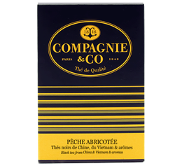 Compagnie Coloniale Pêche abricotée black tea - 25 tea bags
