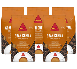 Delta Cafés Gran Crema 5kg Coffee Beans for Professionals