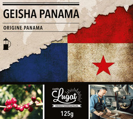 Ground coffee for French press coffee makers: Panama - Geisha - Filter roast - 125g - Cafés Lugat
