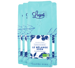 Cafés Lugat Organic Coffee Beans Le Mélange Eden - 1kg