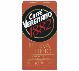 Caffè Vergnano Nespresso* Original Compatible Capsules Cremoso Riserva Torino x 10