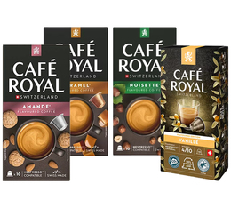 Café Royal Flavoured Coffee Pack -  Nespresso* Original Compatible Capsules 4x10