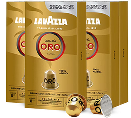 50 Nespresso* Original Compatible Capsules Espresso Qualita Oro – LAVAZZA