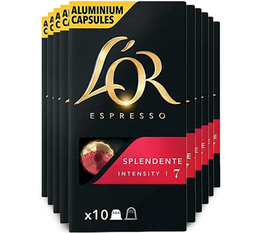 100 Nespresso* Original Compatible Capsules Splendente – L'OR ESPRESSO