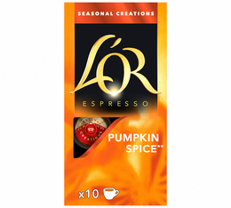 10 Nespresso* compatible capsules Original Pumpkin Spice - L'OR ESPRESSO