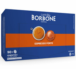 Caffè Borbone Nespresso* Pro Compatible Capsules Espresso Forte x 50