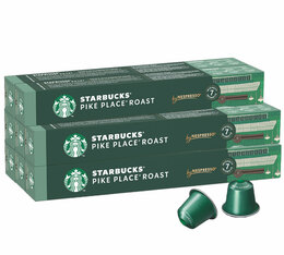 80 Nespresso* Original Compatible Capsules Pike Place – STARBUCKS