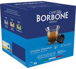 Nescafé* Dolce Gusto* Crema Classica Caffè Borbone 16 coffee capsules