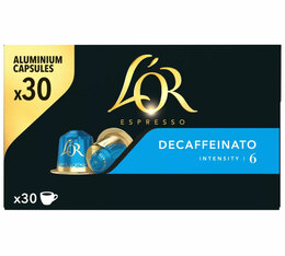 30 Nespresso* compatible capsules Original Decaffeinato - L'OR ESPRESSO