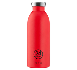 24Bottles Water Bottle Clima Stone Hot Red - 50cl