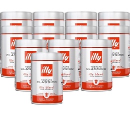 Illy Tostato Classico Ground Coffee (moka pot grind) - 12 tins x 250g