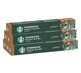 60 Nespresso* Original Compatible Capsules House Blend – STARBUCKS