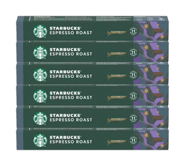 60 Nespresso* Original Compatible Capsules Espresso Roast – STARBUCKS