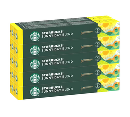 100 Nespresso* Original Compatible Capsules Sunny Day Blend – STARBUCKS