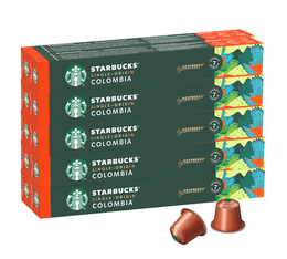 100 Nespresso* Original Compatible Capsules Colombia – STARBUCKS