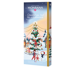 Monbana Milk Chocolate Bar with Guérande Sea Salt - Christmas - 80g