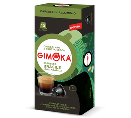 10 Nespresso* Original Compatible Capsules Brasile – GIMOKA