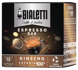 Bialetti Mokespresso Capsules Caffè Ginseng x 12 coffee pods