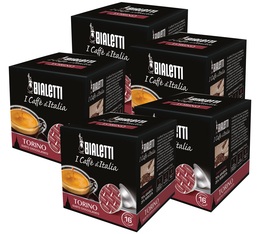 Bialetti Mokespresso Capsules Torino x 80 coffee pods