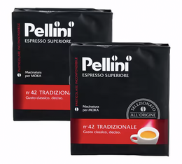 Pellini Espresso Superiore 'n°42 Tradizionale' ground coffee - 4 x 250g