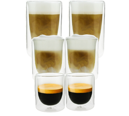 Special Discovery Offer: 4+2 Free - Mila Double Wall Glasses - PYLANO