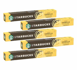 50 Nespresso* Original Compatible Capsules Vanilla – Starbucks