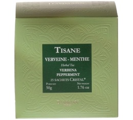Dammann Frères Verbena Peppermint herbal tea - 25 Cristal® sachets