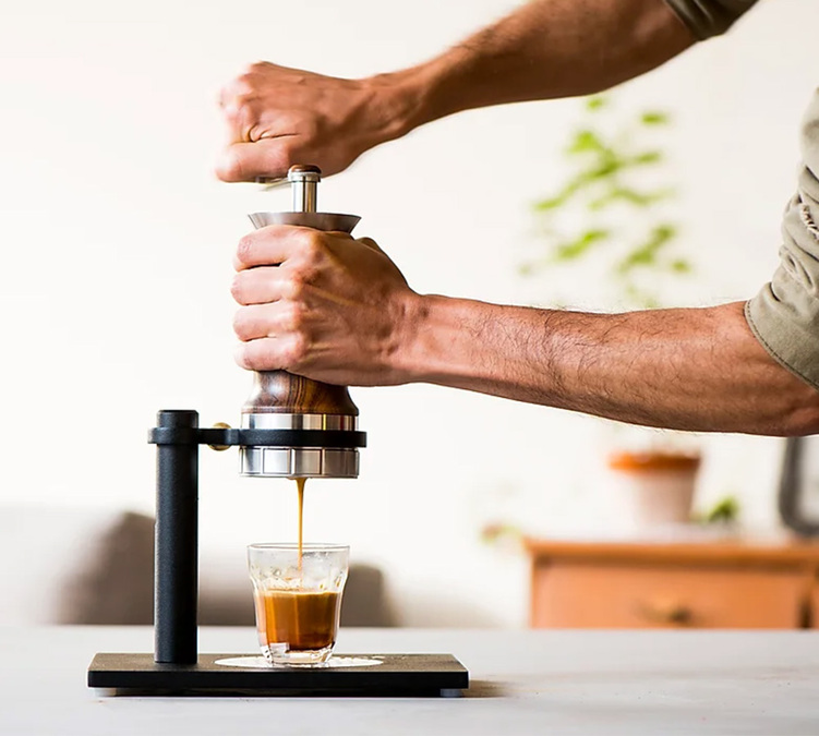 ARAM Espresso Coffee Maker Yellowish + Free Coffee