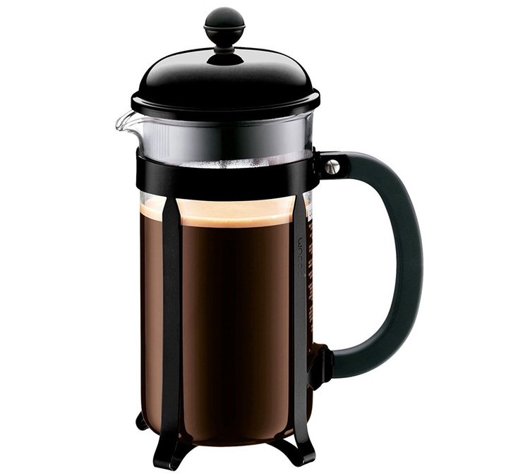 Bodum Chambord French Press coffee maker in black 1L