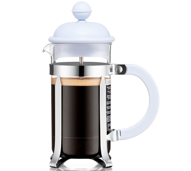 Bodum French Press Caffettiera Plastic and Stainless Steel Blue Moon