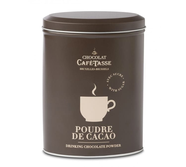 Café-Tasse drinking hot chocolate powder in metal tin - 250g