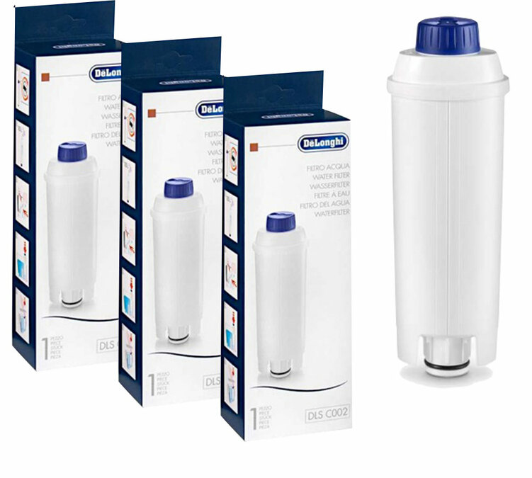 DeLonghi Water Filter DLSC002 Cartridge Pack of x3