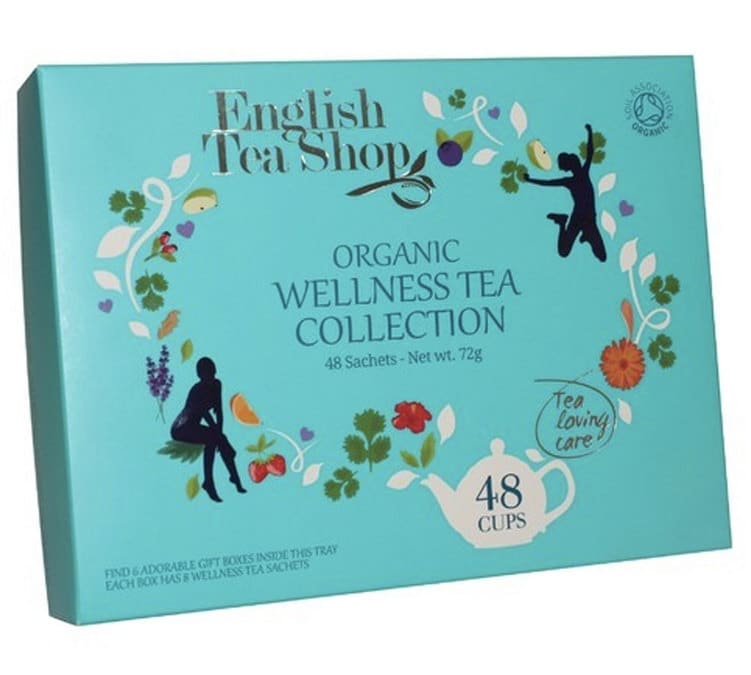 6 Tea English Tea Shop The Organic Luxury Tea Gift Collection 48 Tea Bags 