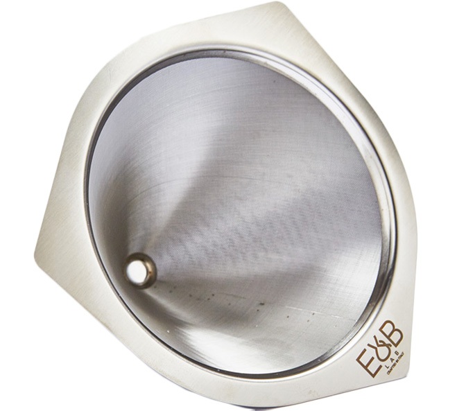 E&B Lab ultrafine stainless steel permanent cone filter