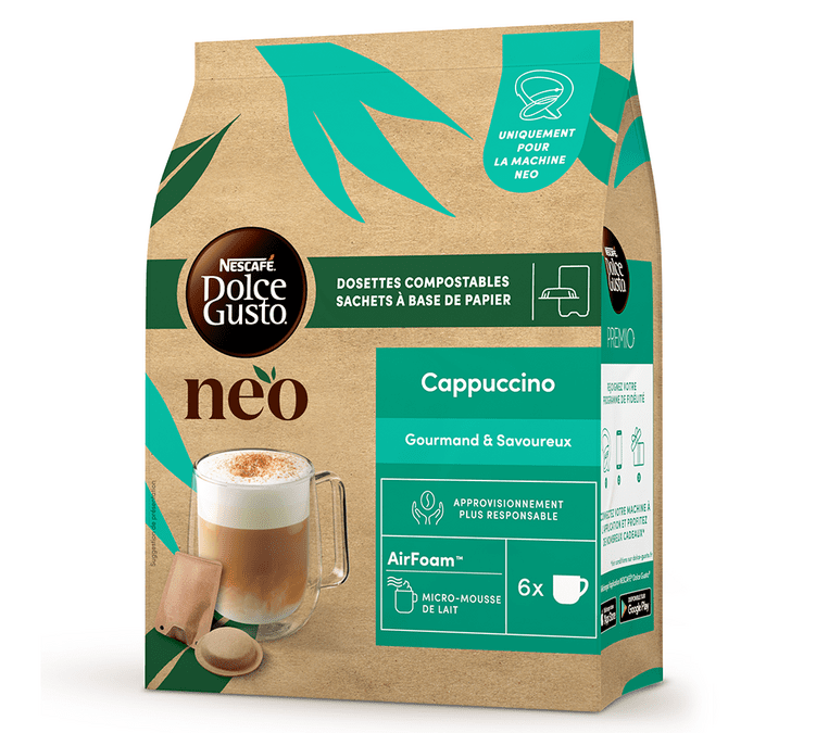 NEO Carafe : dosettes de café compostables