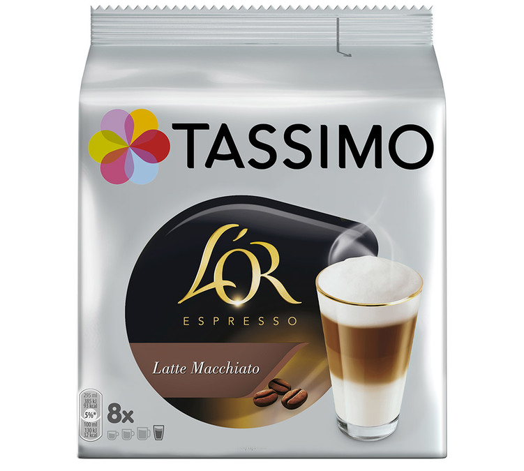 Tassimo pods L'Or Latte Macchiato x 8 servings Tassimo TDiscs