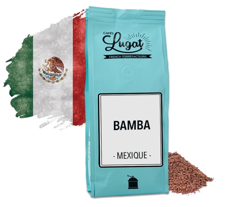 250g Bamba Mexican ground coffee - Cafés Lugat