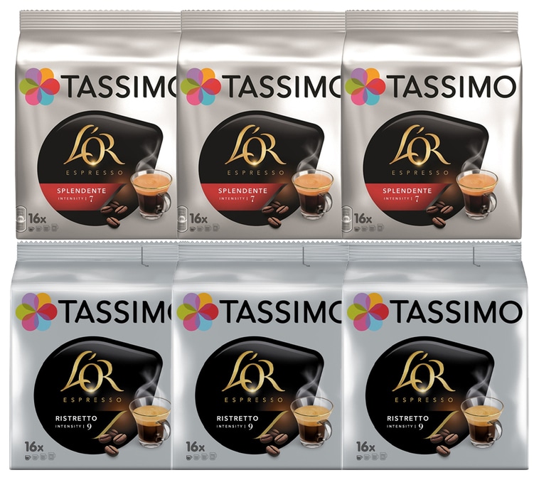 L'Or Espresso Tassimo pods Discovery Pack x 96 Tassimo T-Discs