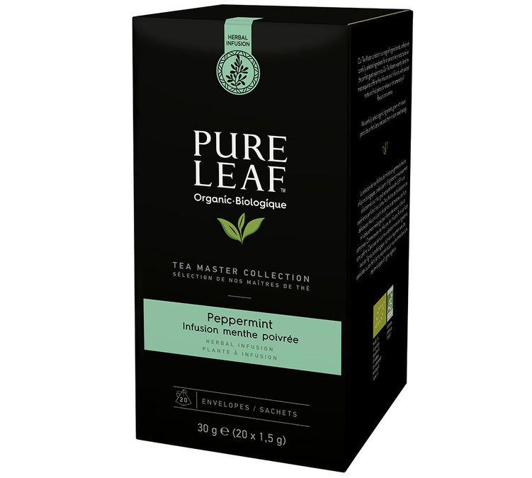20 Peppermint infusion pyramid tea bags Pure Leaf